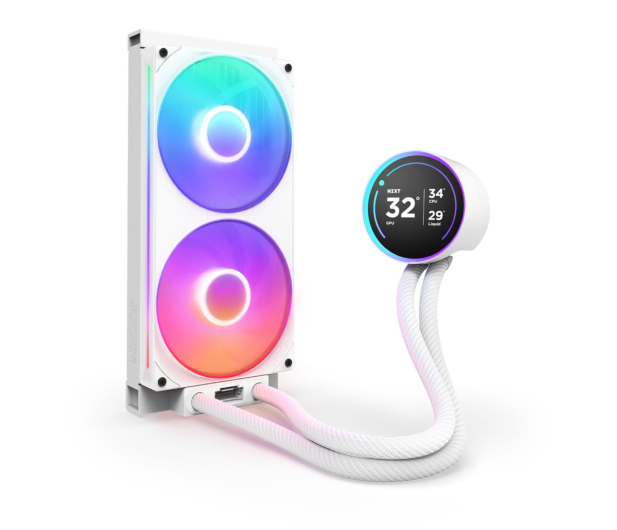 NZXT Kraken Elite 280 RGB White 2x140mm - 1338008 - zdjęcie 3